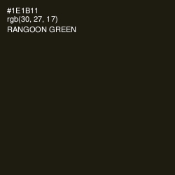 #1E1B11 - Rangoon Green Color Image